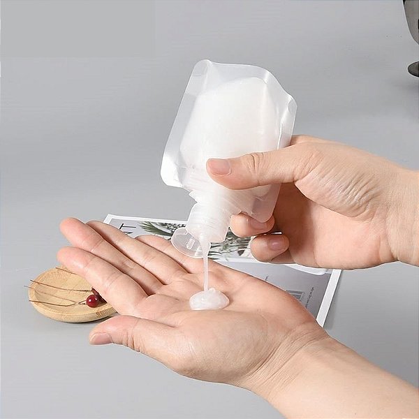 Dispenser Envelope Plástico para Shampoo e Sabonete