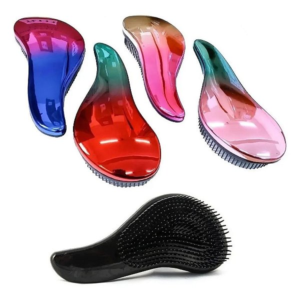 Escova Mágica Desembaraçadora de Pentear Mega Hair
