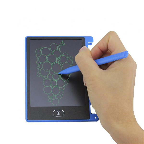 Mini Lousa Mágica Tablet Digital Infantil LCD Escrita e Desenho – 4 Polegadas