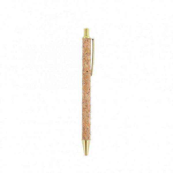 Caneta de Metal e Cortiça