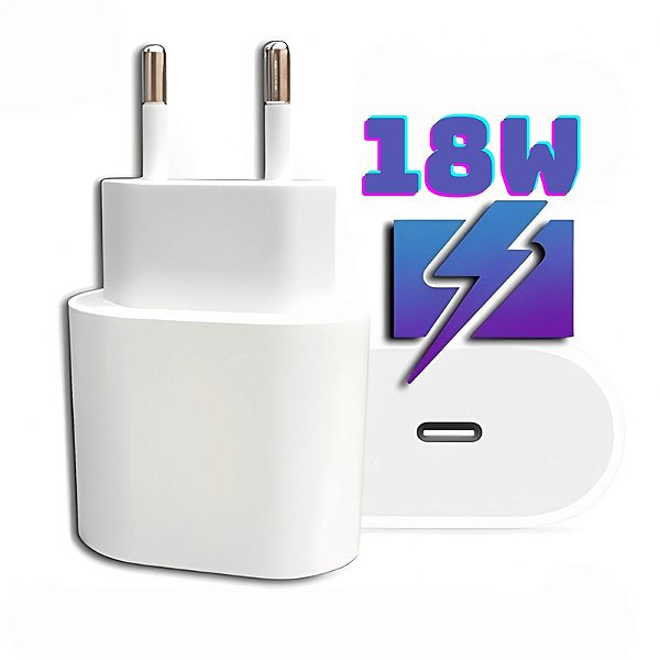 Fonte Tomada Para IPhone 11 12 13 Pro 12 Pro Max Tipo C 18W