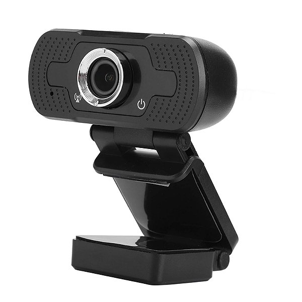 Webcam Full Hd 1080p USB Com Microfone – Cor Preto