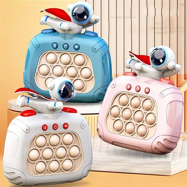 Pop It Eletronico Fidget Brinquedo De Apertar Anti Stress Astronauta
