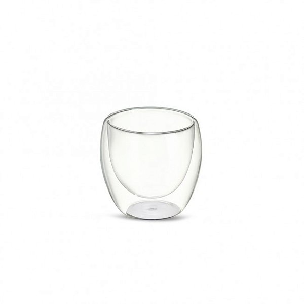 Copo Vidro Parede Dupla 160ml