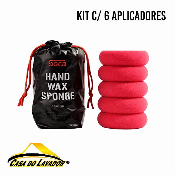 APLICADOR DE CERA MACIO, SGCB, PACK C 6