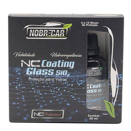 NC COATING GLASS 50ML NOBRECAR Proteção para Vidros