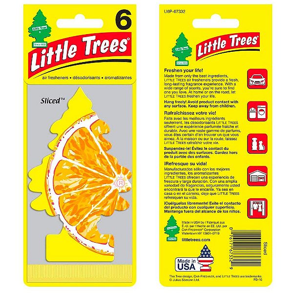 Little Trees SLICED (LARANJA)