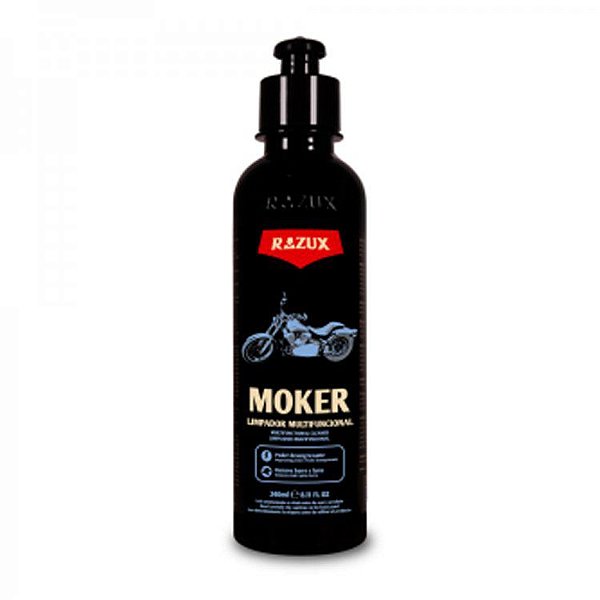 MOKER 240ml Limpador Multifuncional Sujeiras Pesadas para Motos Razux