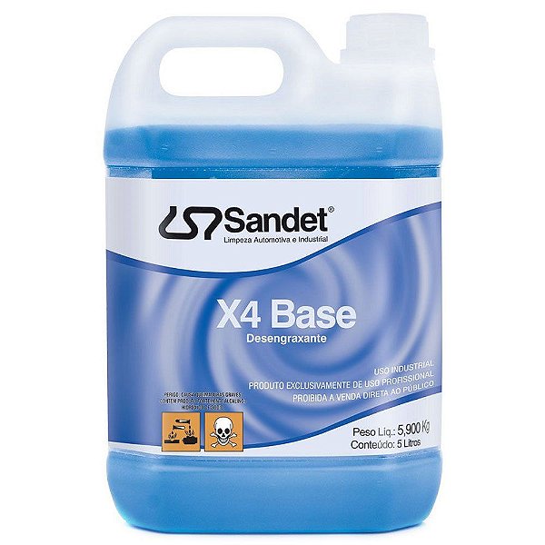 Desengraxante  X4 Base 5L - Sandet