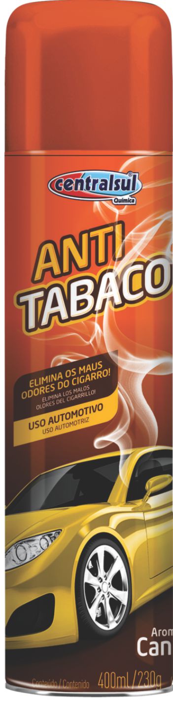 Eliminador de Odores Anti Tabaco Aerossol 400ml Centralsul Aroma Canela