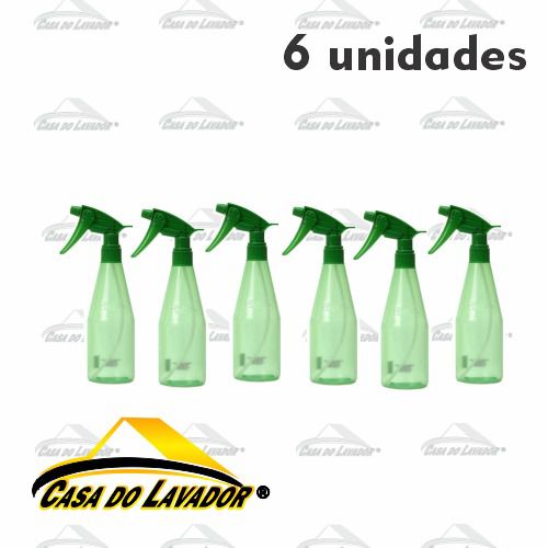 6 Unidades Pulverizador Ultrajet - VERDE GUARANY 500ml