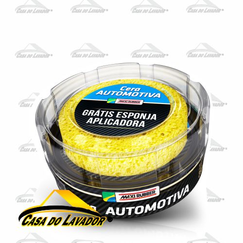 Cera Profissional Auto Brilho Maxi Rubber 200g