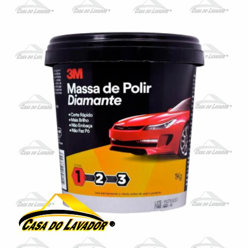 Massa de Polir- Corte Diamante 1KG 3M