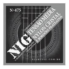 CORDA VIOLAO NYLON-CRISTAL/PRATEADA MEDIA TENSAO