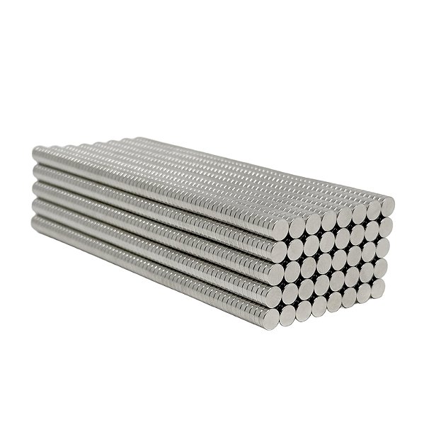 Imã De Neodímio Disco 5mm X 1,5mm - *50 Peças*
