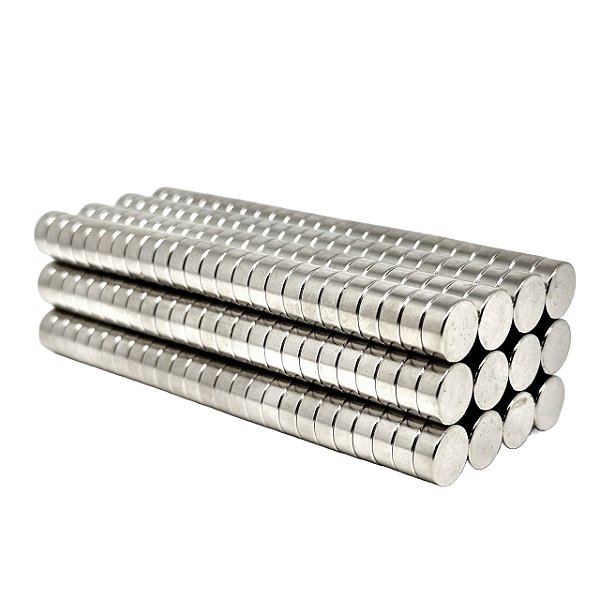 Imã De Neodímio Disco 10mm X 4mm *250 Peças*