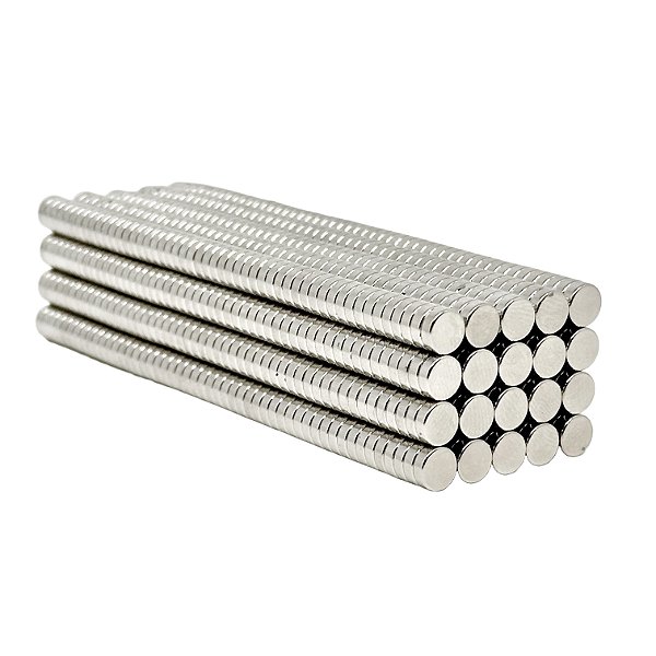 Imã De Neodímio Disco 6mm x 2mm *200 Peças*