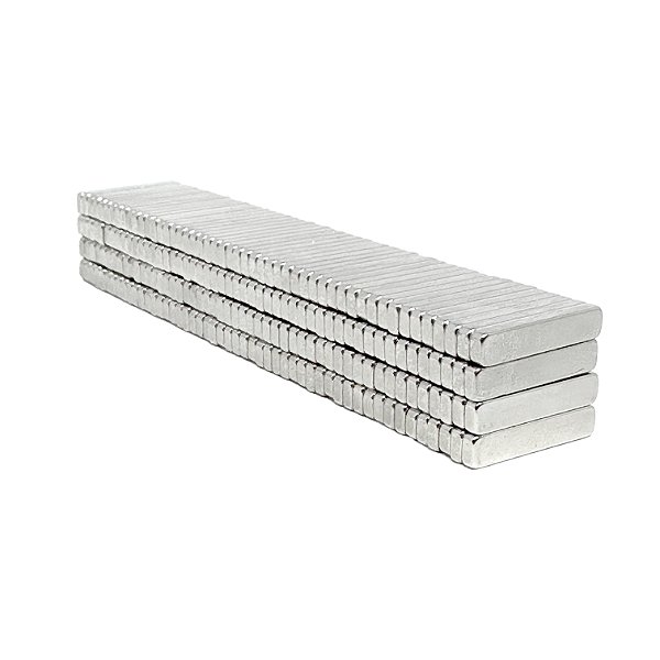 Imã De Neodímio Bloco 20mm x 4mm x 2mm *10 Peças*