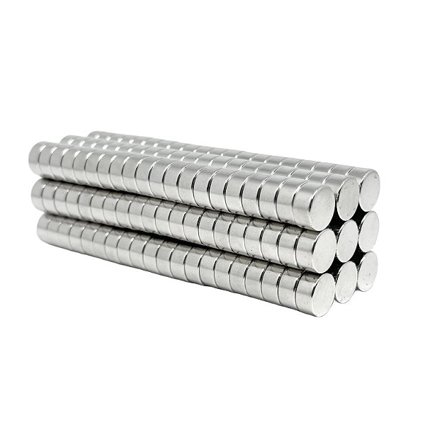 Imã De Neodímio Disco 11mm X 5mm *50 Peças*