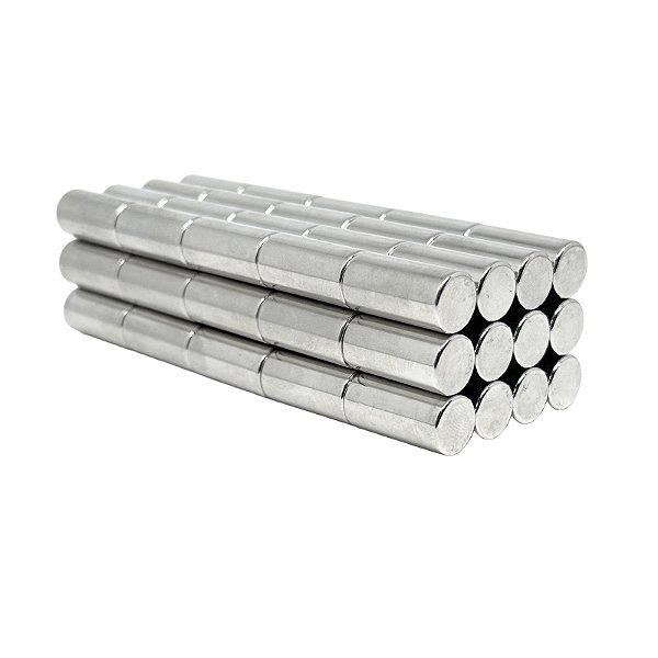 Imã De Neodímio Cilindro 10mm X 20mm - N42