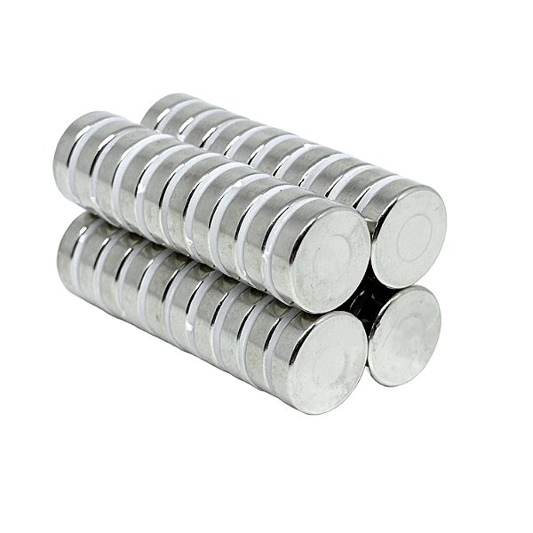 Imã De Neodímio Disco 14mm x 4mm - N42