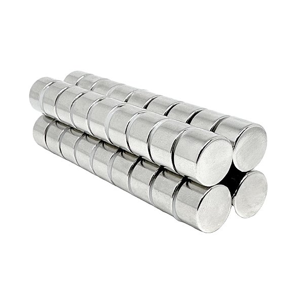 Imã De Neodímio Disco 16mm x 10mm - N42