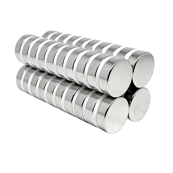 Imã De Neodímio Disco 20mm x 6mm - N42
