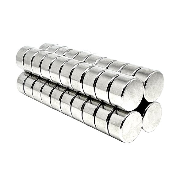 Imã De Neodímio Disco 20mm x 10mm - N42