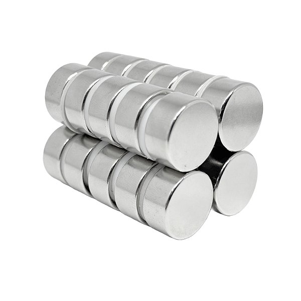 Imã De Neodímio Disco 22mm x 10mm - N42