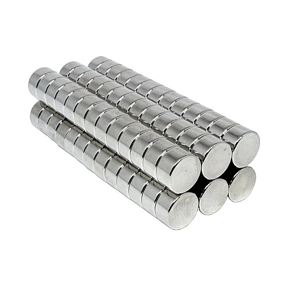 Imã De Neodímio Disco 12,7mm X 6,35mm