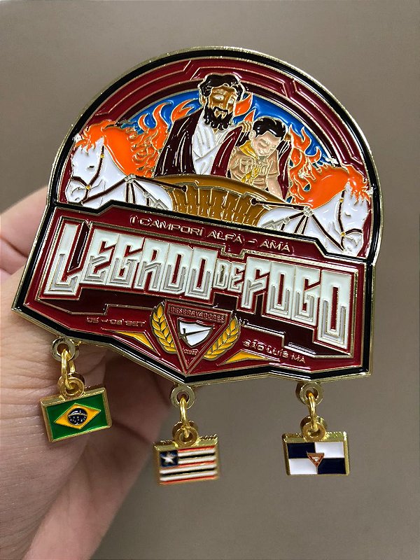 ARGANÉU LEGADO DE FOGO COM BANDEIRAS - AMA