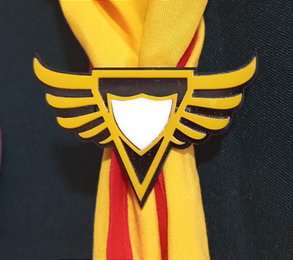 PRENDEDOR ACRÍLICO DBV ASAS-AMARELO