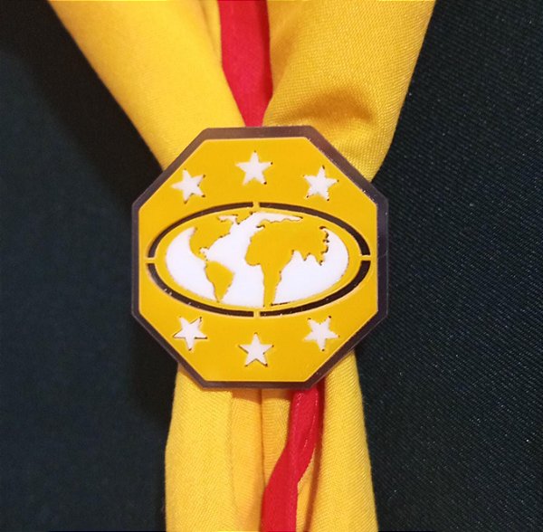 PRENDEDOR ACRÍLICO DBV LÍDER-AMARELO