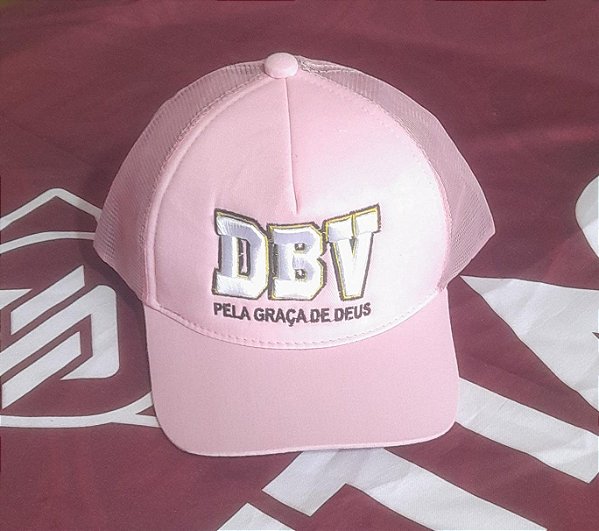 BONÉ DBV PELA GRAÇA DE DEUS-ROSA