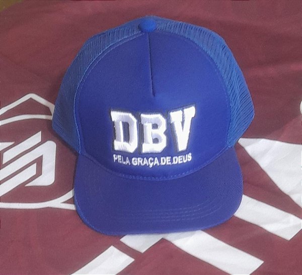 BONÉ DBV PELA GRAÇA DE DEUS-AZUL