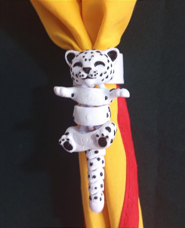 PRENDEDOR 3D - ONÇA-BRANCO