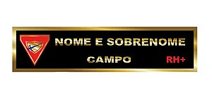 TARJETA DE IDENTIFICAÇÃO - METAL DBV