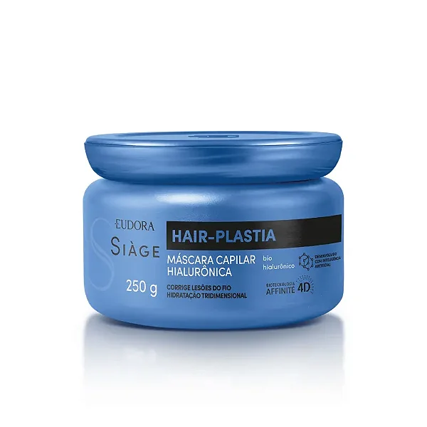 EUDORA SIAGE MASCARA CAPILAR HIALURONICO HAIR PLASTIA  250ml