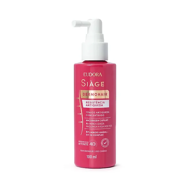 EUDORA SIAGE TONICO CONCENTRADO DERMO HAIR RESISTENCIA ANTIQUEDA 100ml