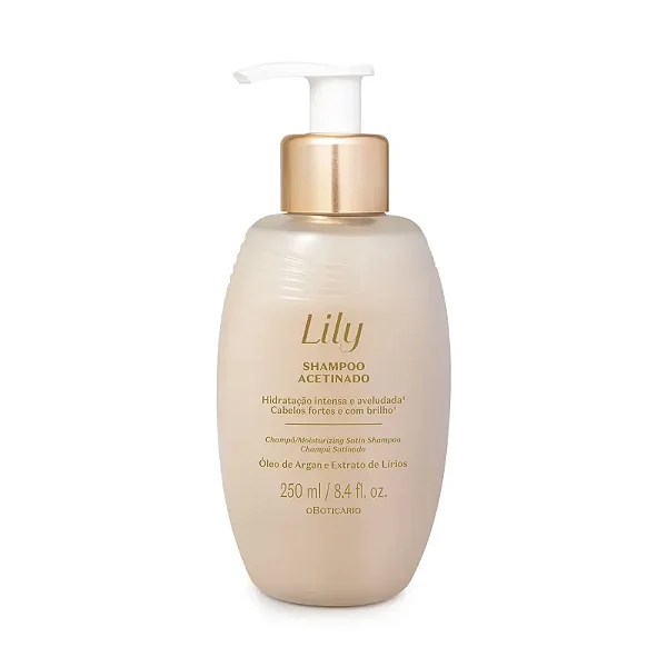 Shampoo Acetinado Lily 250ml - Boticário