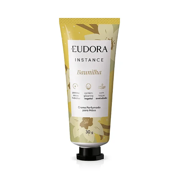 EUDORA INSTANCE CREME PERFUMADO PARA AS MÃOS BAUNILHA 30ML