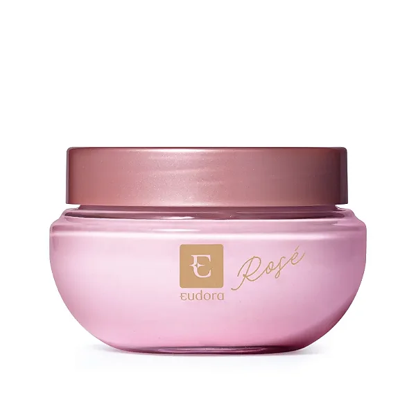 EUDORA  CREME DESODORANTE HIDRATANTE CORPORAL ROSE 250g