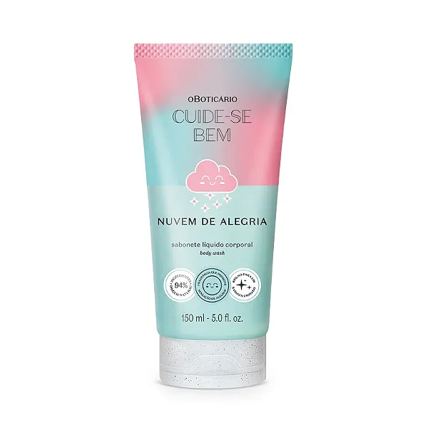 BOTICÁRIO CUIDE-SE BEM NUVEM DE ALEGRIA SABONETE LIQUIDO CORPORAL 150ml