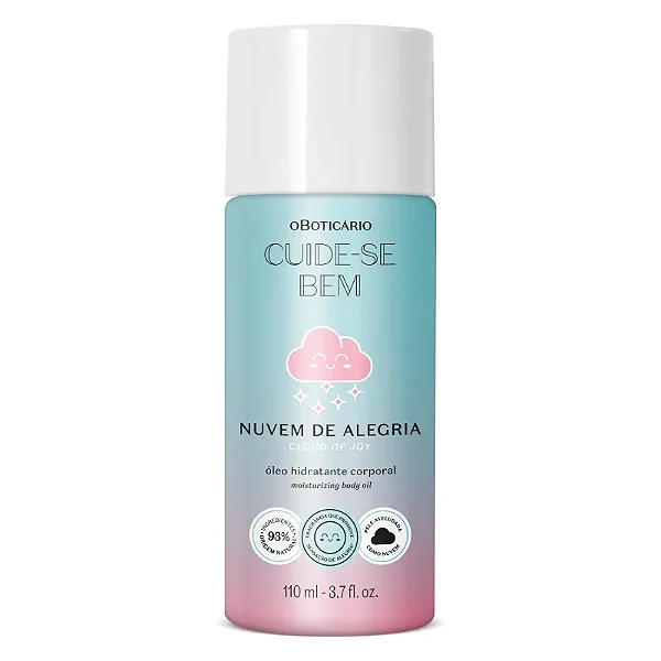 BOTICÁRIO CUIDE-SE BEM NUVEM DE ALEGRIA ÓLEO CORPORAL 110ml