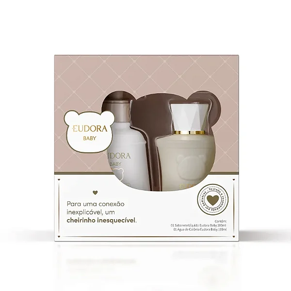 EUDORA ESTOJO BABY (SABONETE LIQUIDO 200ML + COLÔNIA 100ML)