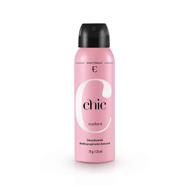 EUDORA CHIC DESODORANTE ANTITRANSPIRANTE AEROSSOL 125ml