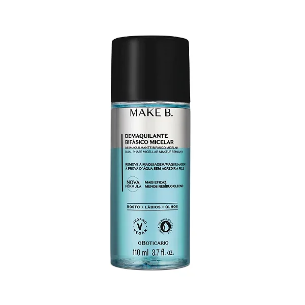 Demaquilante Bifásico Micelar Makeb - 100ml O Boticário