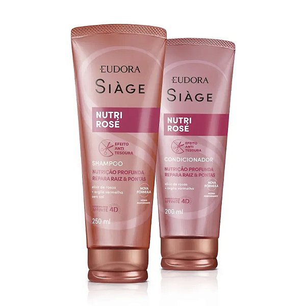 Kit Nutri Rose Shampo + Condicionador - Eudora