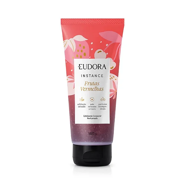 Sabonete Liquido Esfoliante Corporal Frutas Vermelhas Instance 180g - Eudora