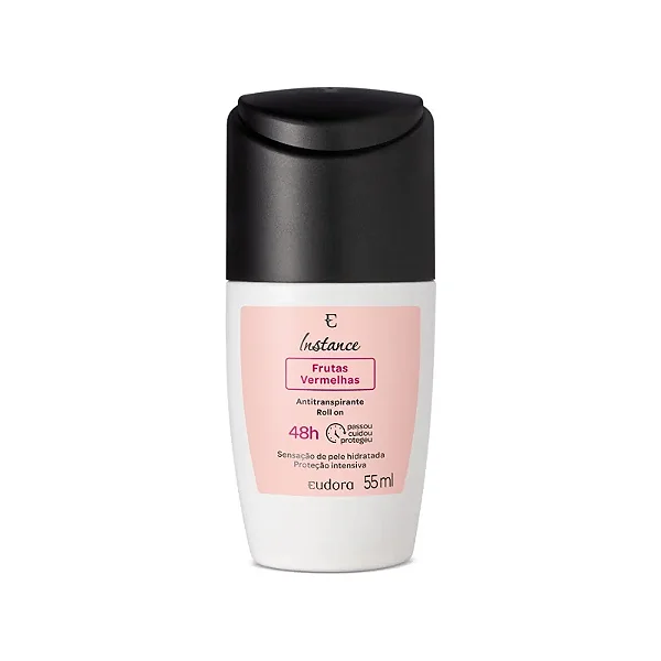 Antitranspirante Roll On Instance Frutas Vermelhas 55ml - Eudora